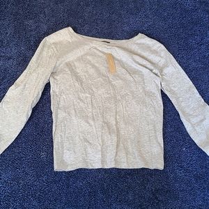 Nwt j.crew twist back long sleeve crop shirt
